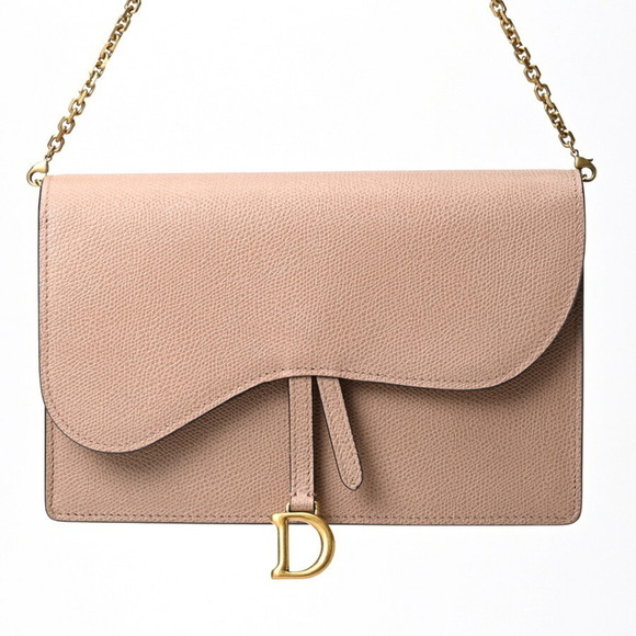 DIOR Beige Leather Shoulder Bag - Picture 1 of 10